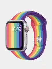 Индиго силиконовые  ремешки для Apple Watch
