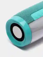 Зеленый портативная Bluetooth-колонка TG 157, с радио и светомузыкой, беспроводная