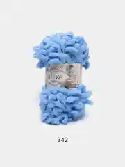 Голубой пряжа Alize Puffy 100% Микрополиэстер 100г 9м (Часть2)