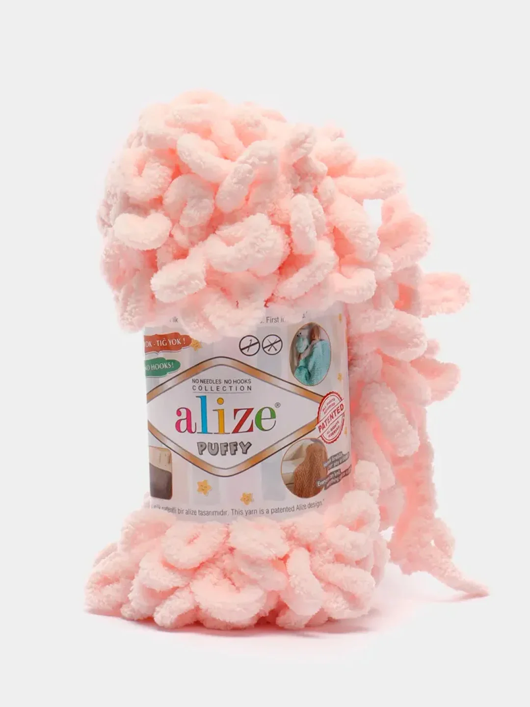 Прозрачный пряжа Alize Puffy 100% Микрополиэстер 100г 9м (Часть2)