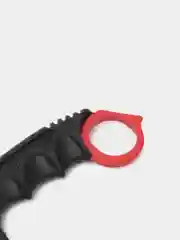 Бордовый нож-керамбит с чехлом, металлический, CS GO