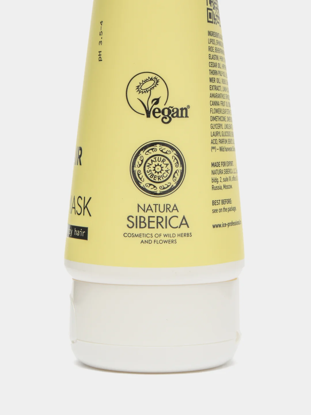 Маска для тусклых и вьющихся волос Tame My Hair ICE by Natura Siberica, 200 мл