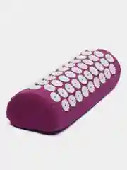 Фиолетовый массажный акупунктурный коврик с валиком, игольчатый