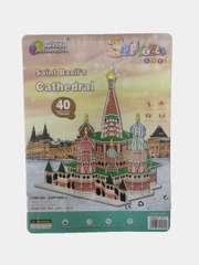 Пазл 3D, объемная модель, без ножниц и клея, развивающий