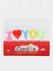 Свечи фигурные "I love you"