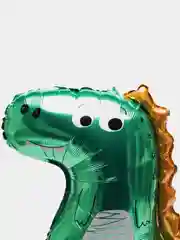 Зеленый воздушный шар Мультяшный динозавр