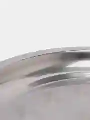 Серебряный поднос глубокий из нержавеющей стали