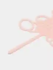 Розовый мини топпер для капкейков и бенто тортов