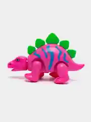 Розовый заводная игрушка "Динозаврик"/ Игрушка для детей/ Игрушка для малышей