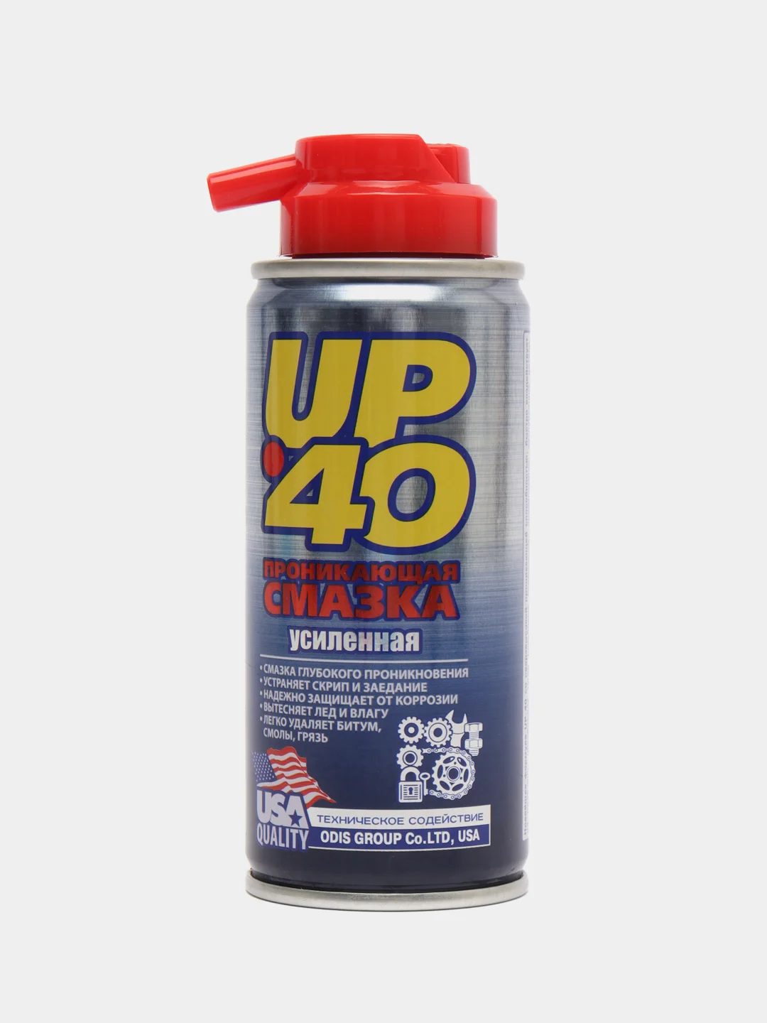 Смазка проникающая с трубкой UP-40 (WD-40) универсальная 100 мл