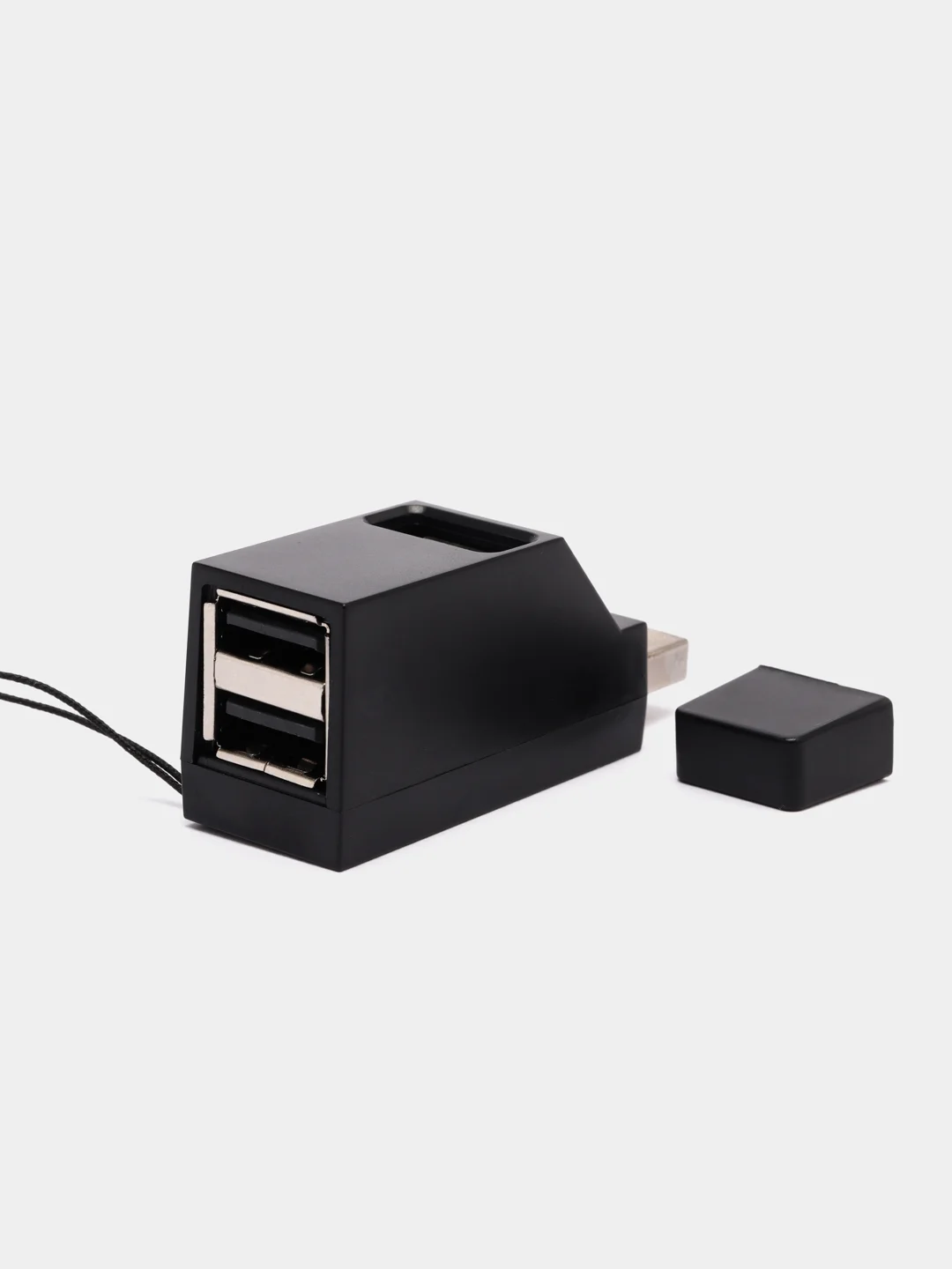 Черный разветвитель на 3 порта USB 3.0,  USB 2.0 HUB