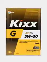 Масло моторное Kixx G SJ, полусинтетическое, 5W-30, 4 л