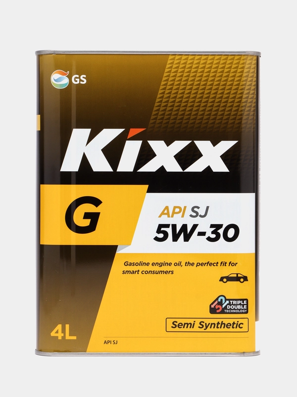 Масло моторное Kixx G SJ, полусинтетическое, 5W-30, 4 л
