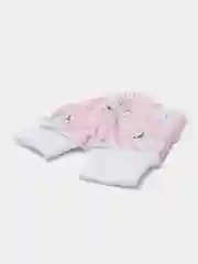 Коралловый меланж царапки - рукавички для новорождённых