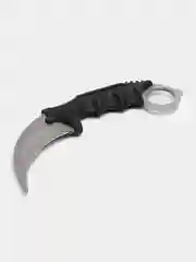 Серебряный нож-керамбит с чехлом, металлический, CS GO