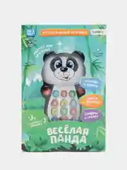 Алый игрушка музыкальная обучающая Панда и Мишутка с проектором и кнопками, цифрами для малышей