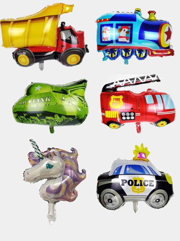 Воздушный шар малый "Машинки"