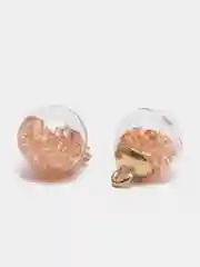 Стеклянный шарик с кристаллами