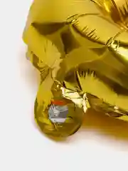 Красный воздушный шар цифра фольгированный 35 см