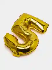 Красный воздушный шар цифра фольгированный 35 см