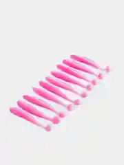 Розовый силиконовые Виброхвосты Pike для Ловли Хищника, Набор 10 шт., 5,5, 6,5 см