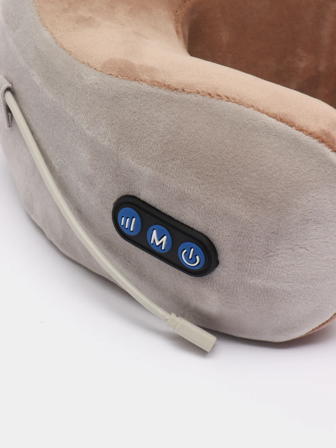 Коричневый массажная подушка для шеи U-Shaped Massage Pillow, туристическая