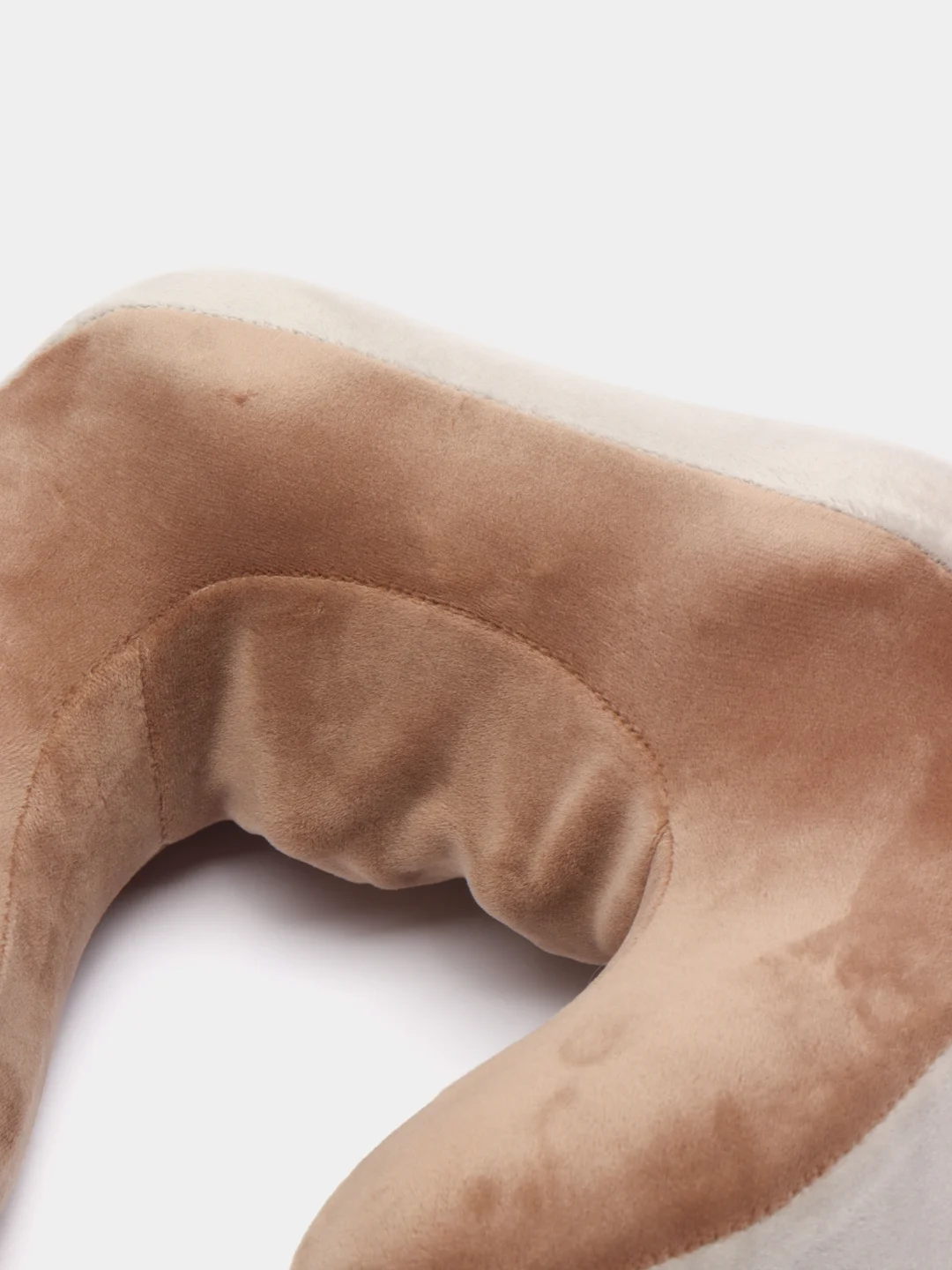 Коричневый массажная подушка для шеи U-Shaped Massage Pillow, туристическая