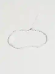 Белый чокер на шею из бисера
