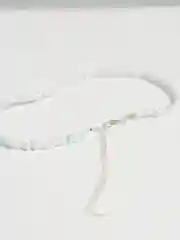 Белый чокер на шею из бисера