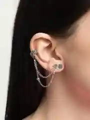 Серьга кафф, 4 штуки