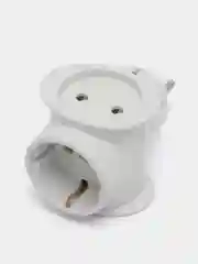 Белый сетевой разветвитель "RU POWER Perfeo 3 гнезда, 16А,