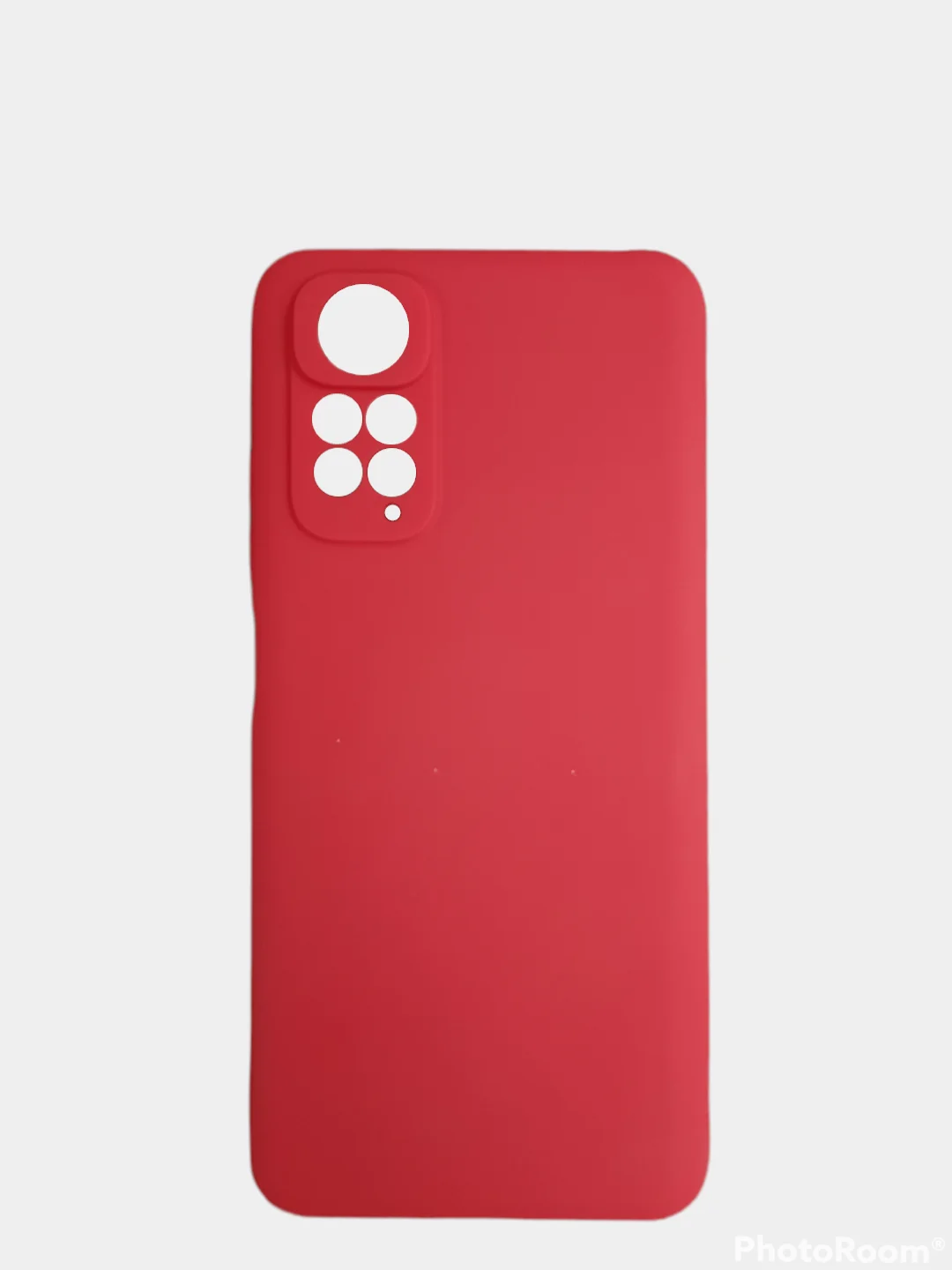 Алый чехол силиконовый, матовый, для Xiaomi Redmi Note 11 4G, Redmi Note 11S, Редми Нот 11С