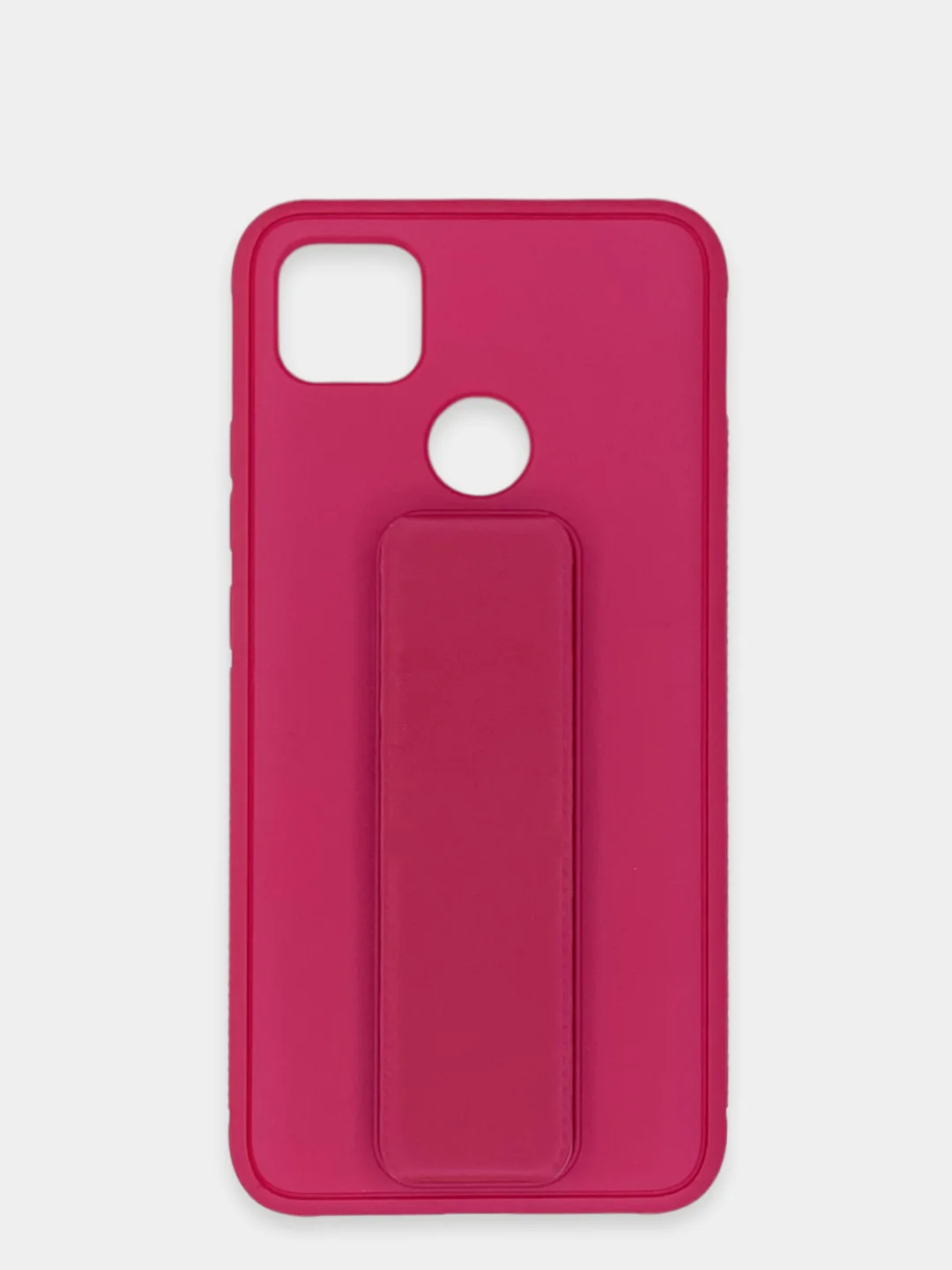 Фуксия чехол Xiaomi Redmi 9C, 9C NFC, 10A, Редми 9С (НФС), 10А силиконовый под кожу с подставкой