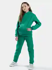 Лесной зеленый костюм спортивный детский утепленный