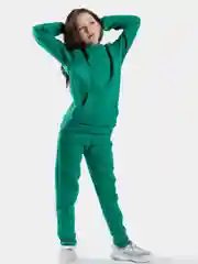Лесной зеленый костюм спортивный детский утепленный