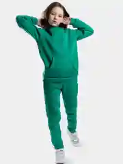 Лесной зеленый костюм спортивный детский утепленный