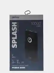 Внешний аккумулятор Perfeo PowerBank SPLASH 10000 mah, 2*USB A выхода 2A+1A черный/белый