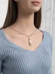 Лайм цепочка с подвеской "Бутылочка"