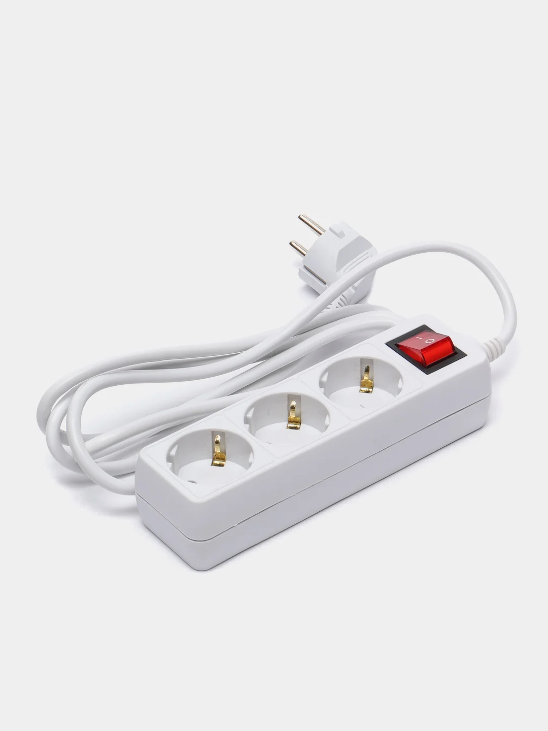 Сетевой удлинитель с кнопкой Perfeo "Powermate", 1,8 м