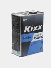 Масло трансмиссионное Kixx Geartec, полусинтетическое, GL-5, 75W-90, 4 л
