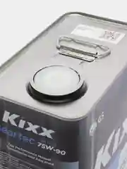 Масло трансмиссионное Kixx Geartec, полусинтетическое, GL-5, 75W-90, 4 л