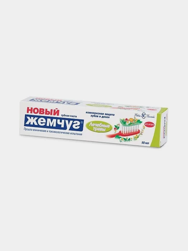 Зубная паста Новый Жемчуг "Лечебные травы"