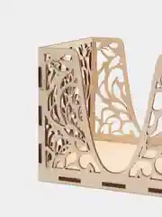 Салфетница деревянная с узором