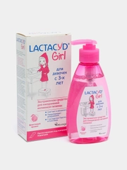 Средство для интимной гигиены Lactacyd Girl, для девочек с 3-х лет, 200 мл