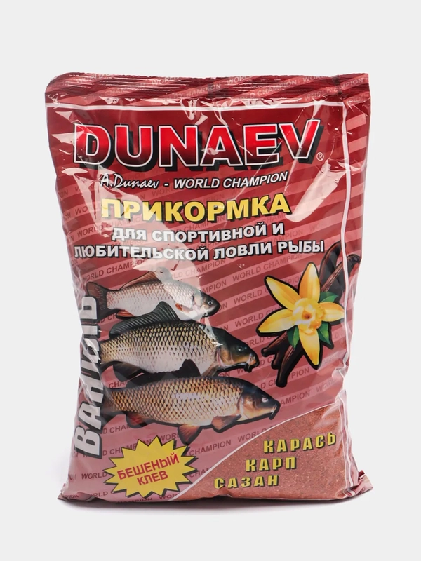 Прикормка рыболовная Dunaev Дунаев "Карп, сазан, карась"