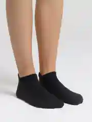 Черный короткие хлопковые носки (9 цветов)