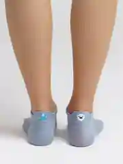 Голубой короткие хлопковые носки (9 цветов)