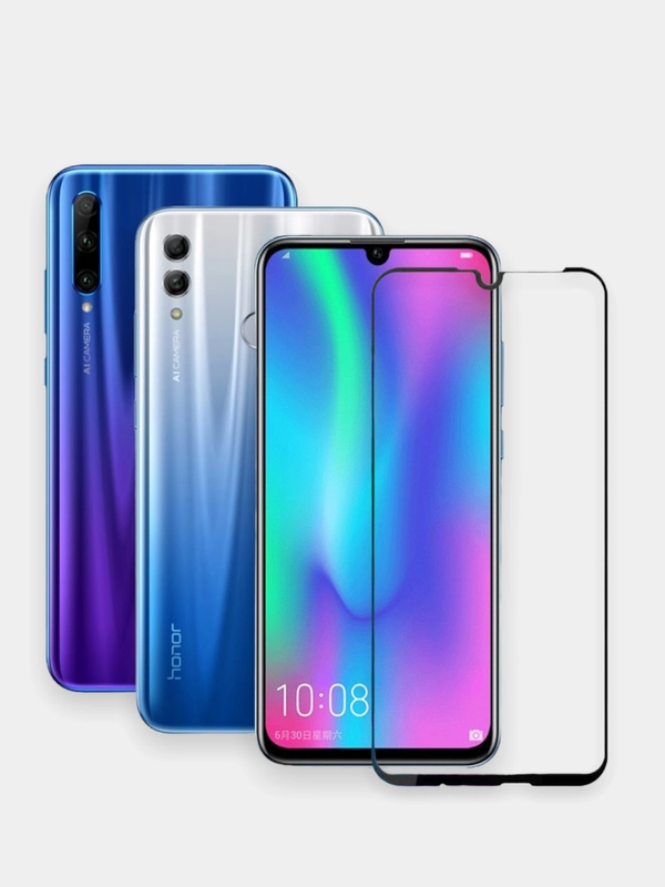 Защитное стекло 9D Honor 10 Lite / 10i / Huawei P Smart 2019 / 20E / Хонор 10 Лайт, Хуавей