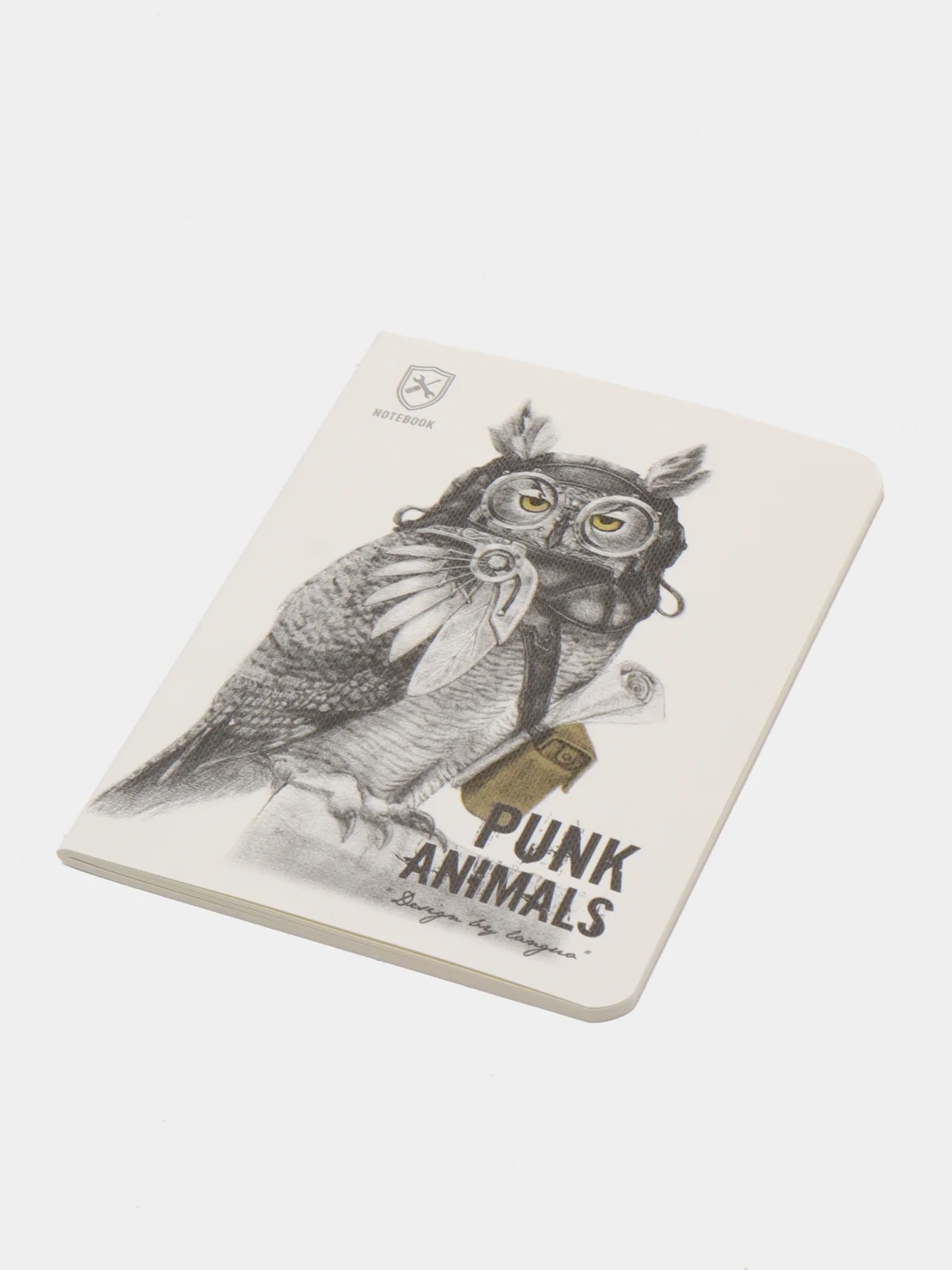 Блокнот А6 Landuo "Punk Animals", сшивка, 24 листа в клетку, 105 х 142 мм