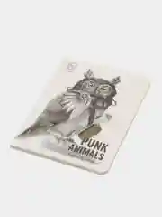 Блокнот А6 Landuo "Punk Animals", сшивка, 24 листа в клетку, 105 х 142 мм
